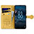 Custodia Portafoglio In Pelle Fantasia Modello Cover con Supporto S03D per Nokia G100