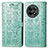 Custodia Portafoglio In Pelle Fantasia Modello Cover con Supporto S03D per OnePlus Ace 2 5G Verde
