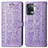 Custodia Portafoglio In Pelle Fantasia Modello Cover con Supporto S03D per Oppo F19 Pro