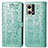 Custodia Portafoglio In Pelle Fantasia Modello Cover con Supporto S03D per Oppo F21 Pro 4G