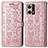 Custodia Portafoglio In Pelle Fantasia Modello Cover con Supporto S03D per Oppo F21s Pro 4G