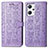 Custodia Portafoglio In Pelle Fantasia Modello Cover con Supporto S03D per Oppo Reno7 A