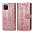 Custodia Portafoglio In Pelle Fantasia Modello Cover con Supporto S03D per Samsung Galaxy A81