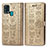 Custodia Portafoglio In Pelle Fantasia Modello Cover con Supporto S03D per Samsung Galaxy F41