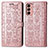 Custodia Portafoglio In Pelle Fantasia Modello Cover con Supporto S03D per Samsung Galaxy M13 4G