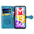 Custodia Portafoglio In Pelle Fantasia Modello Cover con Supporto S03D per Samsung Galaxy M13 5G