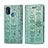 Custodia Portafoglio In Pelle Fantasia Modello Cover con Supporto S03D per Samsung Galaxy M21