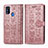 Custodia Portafoglio In Pelle Fantasia Modello Cover con Supporto S03D per Samsung Galaxy M30s