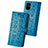 Custodia Portafoglio In Pelle Fantasia Modello Cover con Supporto S03D per Samsung Galaxy M31s