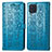 Custodia Portafoglio In Pelle Fantasia Modello Cover con Supporto S03D per Samsung Galaxy M32 4G