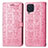 Custodia Portafoglio In Pelle Fantasia Modello Cover con Supporto S03D per Samsung Galaxy M32 4G