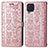 Custodia Portafoglio In Pelle Fantasia Modello Cover con Supporto S03D per Samsung Galaxy M32 4G