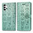 Custodia Portafoglio In Pelle Fantasia Modello Cover con Supporto S03D per Samsung Galaxy M32 5G