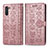 Custodia Portafoglio In Pelle Fantasia Modello Cover con Supporto S03D per Samsung Galaxy Note 10 5G