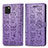 Custodia Portafoglio In Pelle Fantasia Modello Cover con Supporto S03D per Samsung Galaxy Note 10 Lite Viola
