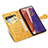 Custodia Portafoglio In Pelle Fantasia Modello Cover con Supporto S03D per Samsung Galaxy Note 20 5G