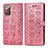 Custodia Portafoglio In Pelle Fantasia Modello Cover con Supporto S03D per Samsung Galaxy Note 20 5G