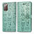 Custodia Portafoglio In Pelle Fantasia Modello Cover con Supporto S03D per Samsung Galaxy Note 20 5G