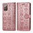 Custodia Portafoglio In Pelle Fantasia Modello Cover con Supporto S03D per Samsung Galaxy Note 20 5G