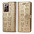 Custodia Portafoglio In Pelle Fantasia Modello Cover con Supporto S03D per Samsung Galaxy Note 20 Ultra 5G