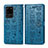 Custodia Portafoglio In Pelle Fantasia Modello Cover con Supporto S03D per Samsung Galaxy S20 Ultra 5G
