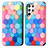 Custodia Portafoglio In Pelle Fantasia Modello Cover con Supporto S03D per Samsung Galaxy S21 Ultra 5G