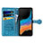 Custodia Portafoglio In Pelle Fantasia Modello Cover con Supporto S03D per Samsung Galaxy XCover 6 Pro 5G