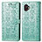 Custodia Portafoglio In Pelle Fantasia Modello Cover con Supporto S03D per Samsung Galaxy XCover 6 Pro 5G Verde