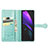 Custodia Portafoglio In Pelle Fantasia Modello Cover con Supporto S03D per Samsung Galaxy Z Fold4 5G