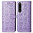 Custodia Portafoglio In Pelle Fantasia Modello Cover con Supporto S03D per Sony Xperia 1 III