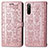 Custodia Portafoglio In Pelle Fantasia Modello Cover con Supporto S03D per Sony Xperia 10 III Lite