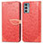 Custodia Portafoglio In Pelle Fantasia Modello Cover con Supporto S04D per Motorola Moto Edge 20 5G