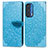 Custodia Portafoglio In Pelle Fantasia Modello Cover con Supporto S04D per Motorola Moto Edge (2021) 5G