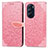 Custodia Portafoglio In Pelle Fantasia Modello Cover con Supporto S04D per Motorola Moto Edge X30 5G