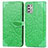 Custodia Portafoglio In Pelle Fantasia Modello Cover con Supporto S04D per Motorola Moto G Stylus (2021) Verde