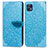 Custodia Portafoglio In Pelle Fantasia Modello Cover con Supporto S04D per Motorola Moto G50 5G Blu