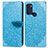 Custodia Portafoglio In Pelle Fantasia Modello Cover con Supporto S04D per Motorola Moto G60s