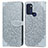 Custodia Portafoglio In Pelle Fantasia Modello Cover con Supporto S04D per Motorola Moto G60s