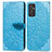 Custodia Portafoglio In Pelle Fantasia Modello Cover con Supporto S04D per Samsung Galaxy A82 5G