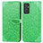 Custodia Portafoglio In Pelle Fantasia Modello Cover con Supporto S04D per Samsung Galaxy A82 5G Verde