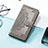 Custodia Portafoglio In Pelle Fantasia Modello Cover con Supporto S04D per Samsung Galaxy M13 5G