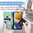 Custodia Portafoglio In Pelle Fantasia Modello Cover con Supporto S04D per Samsung Galaxy M23 5G