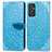 Custodia Portafoglio In Pelle Fantasia Modello Cover con Supporto S04D per Samsung Galaxy Quantum2 5G