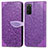 Custodia Portafoglio In Pelle Fantasia Modello Cover con Supporto S04D per Samsung Galaxy S20 5G