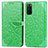 Custodia Portafoglio In Pelle Fantasia Modello Cover con Supporto S04D per Samsung Galaxy S20 5G Verde