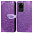 Custodia Portafoglio In Pelle Fantasia Modello Cover con Supporto S04D per Samsung Galaxy S20 Ultra 5G