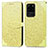 Custodia Portafoglio In Pelle Fantasia Modello Cover con Supporto S04D per Samsung Galaxy S20 Ultra 5G