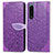 Custodia Portafoglio In Pelle Fantasia Modello Cover con Supporto S04D per Sony Xperia 5 IV