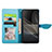 Custodia Portafoglio In Pelle Fantasia Modello Cover con Supporto S04D per Sony Xperia Ace II