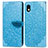 Custodia Portafoglio In Pelle Fantasia Modello Cover con Supporto S04D per Sony Xperia Ace III